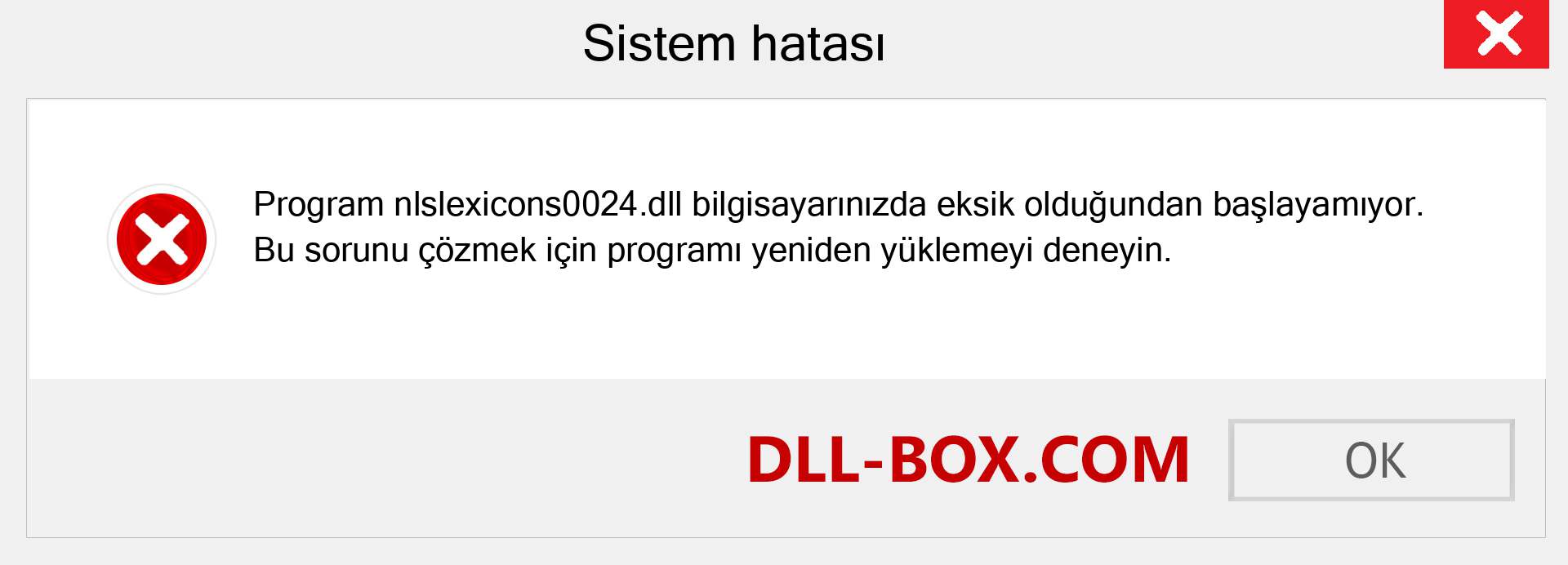 nlslexicons0024.dll dosyası eksik mi? Windows 7, 8, 10 için İndirin - Windows'ta nlslexicons0024 dll Eksik Hatasını Düzeltin, fotoğraflar, resimler